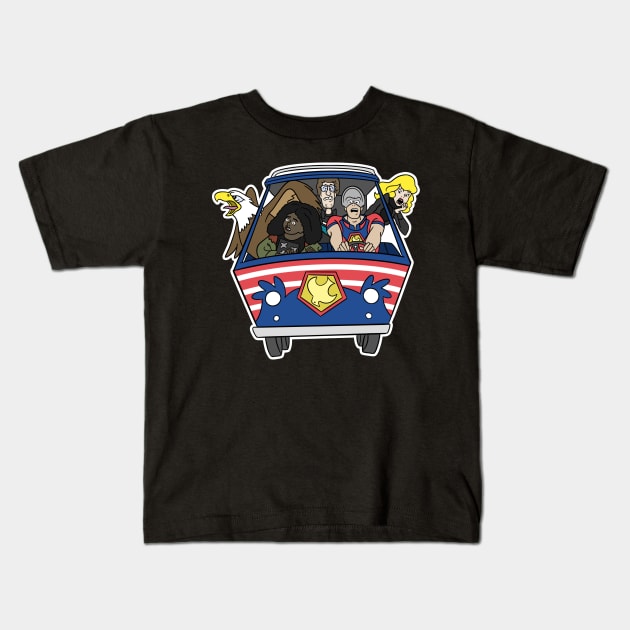 Get in the Van! Kids T-Shirt by DesignsByDrew